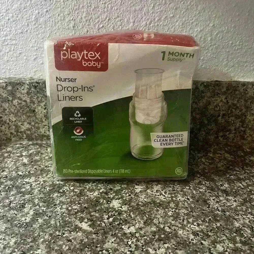 Playtex Nurser Drop in Liners Disposable Bottle 4oz 150 Ct. New Sealed